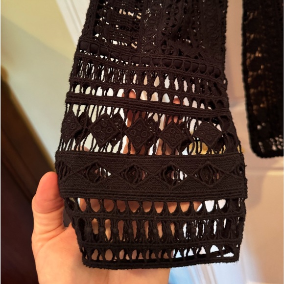 Gerard Darel black lace top with built in camisole - Picture 7 of 10